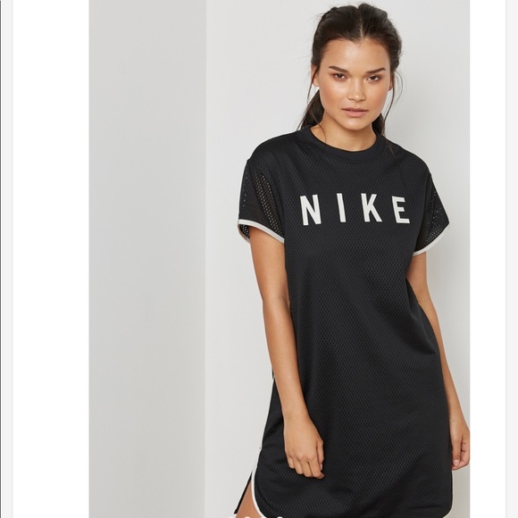 black nike dress
